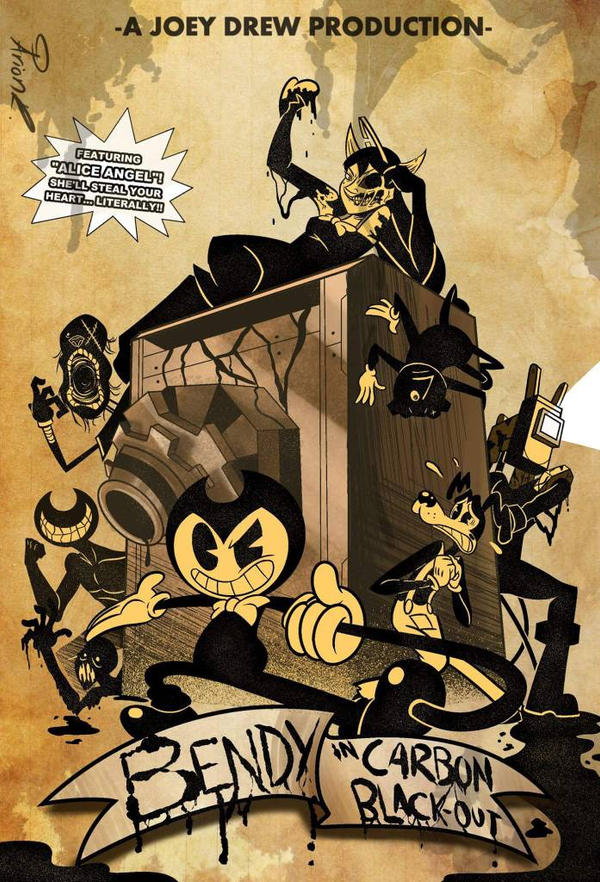 Inktober 2017 Day 2- Bendy The Ink Machine by miitoons on DeviantArt