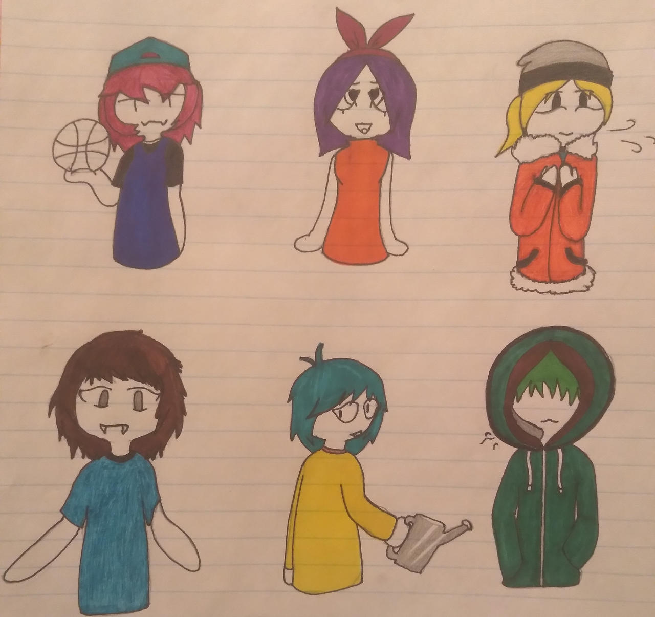 Random character's by Nibbitwolfe on DeviantArt