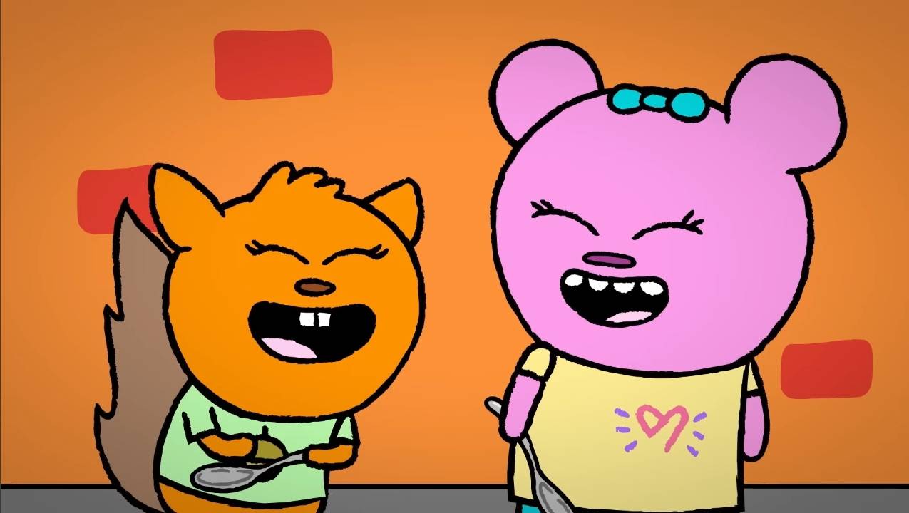 Ginger and bissy giggling by shakimberryjr on DeviantArt
