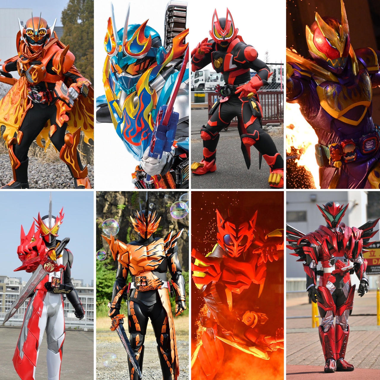 Fire reiwa riders by shakimberryjr on DeviantArt