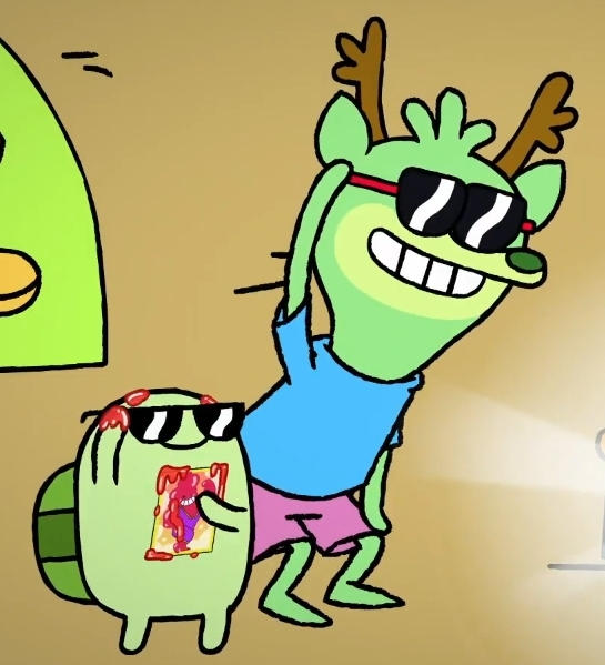 Turtle and roller wearing cool shades by shakimberryjr on DeviantArt