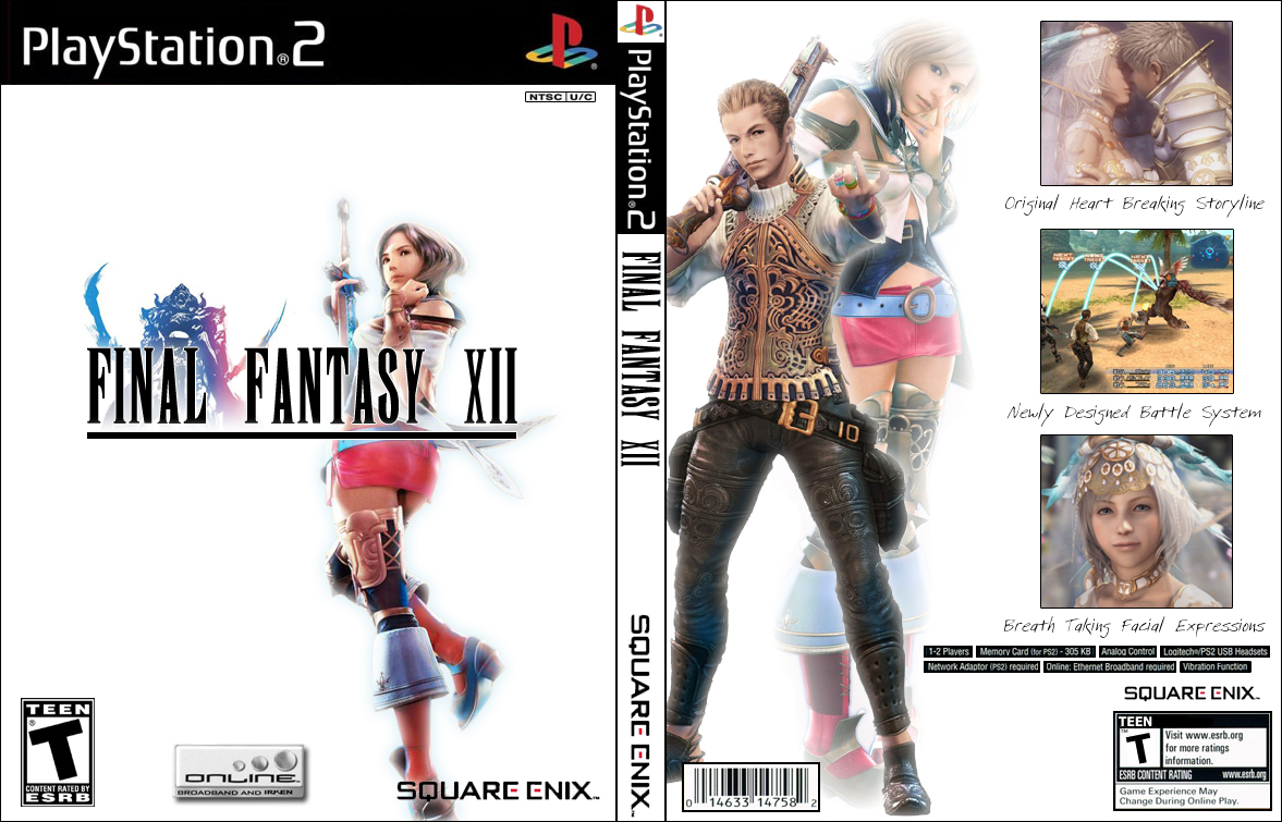 Ffxii Ps2 Cover By Heartoflove On Deviantart Ffxii Ps2 Cover By Heartoflove On Deviantart