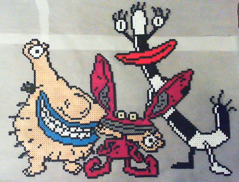 Krumm Ickis and Oblina (Aaahh Real Monsters)