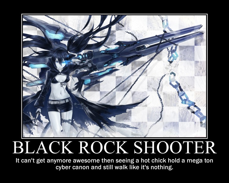 Black Rock Shooter motivation poster