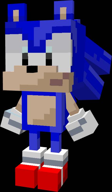 My first 3d model of Sonic by Somdrake345 on DeviantArt