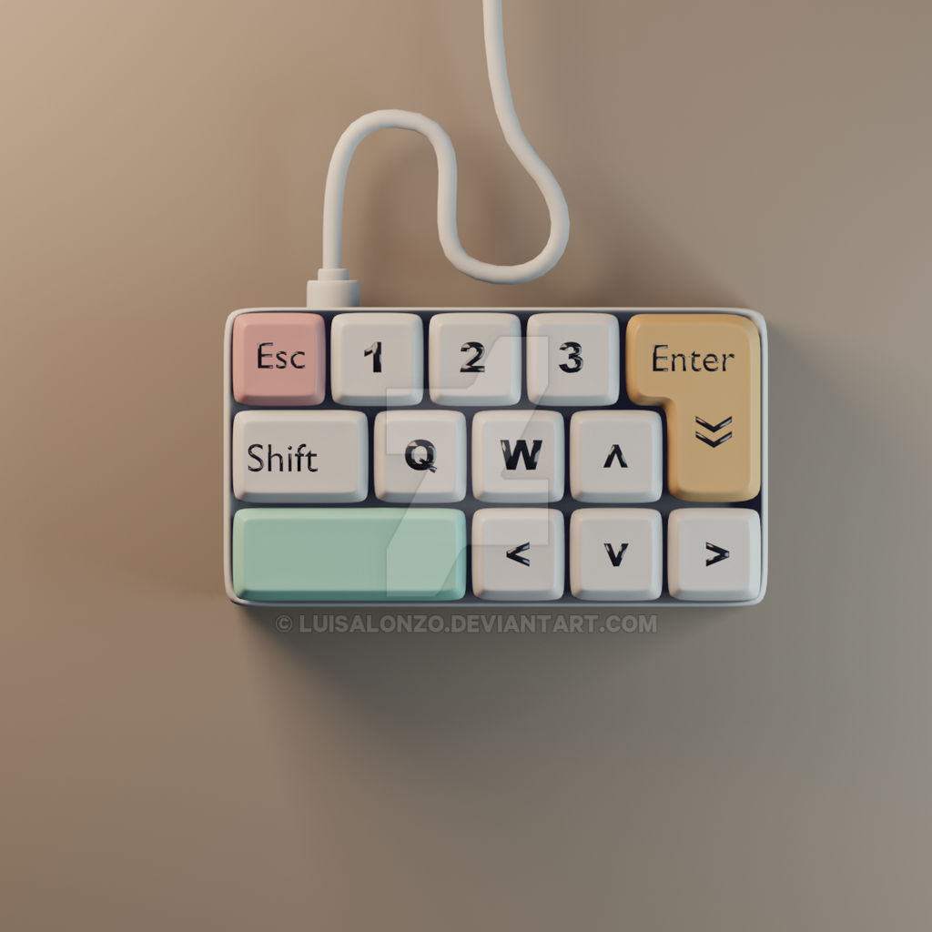 Keyboard Deviantart little keyboard 3d study by luisalonzo on DeviantArt