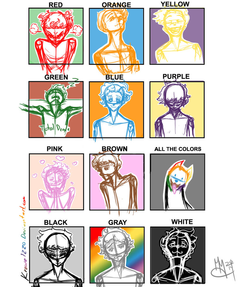 Colours Meme by Krowe1220 on DeviantArt
