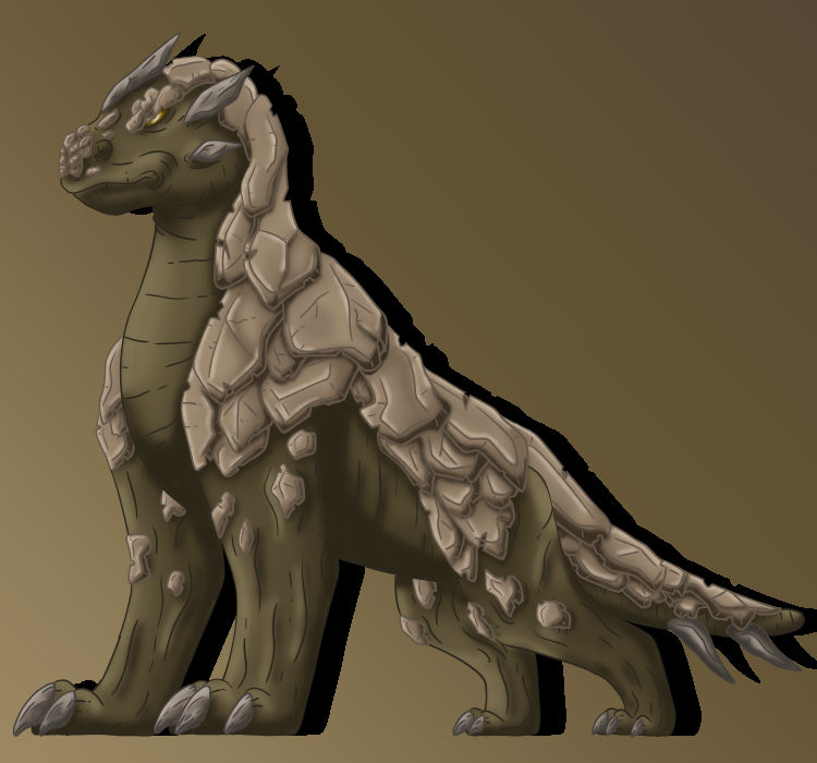 Lesser Earth Drake Earth Drake by Jaguar24 on DeviantArt