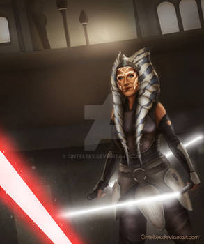 Ashley Eckstein as Ahsoka Tano with speedpainting