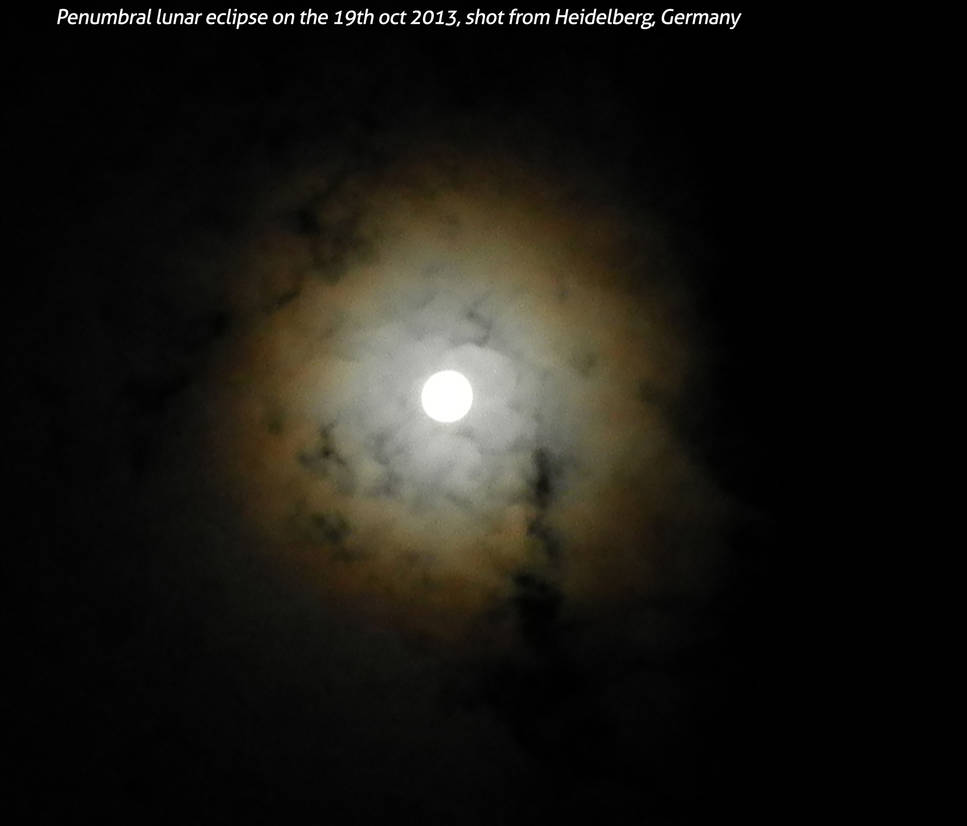 Prenumbral lunar eclipse I by Sarasai on DeviantArt