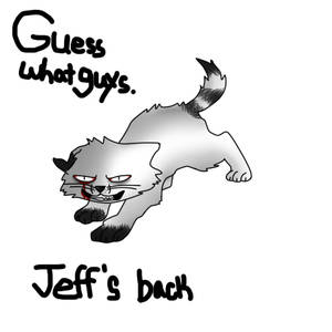 Jeff's back guys.