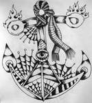 Dark Anchor BW by ramworship