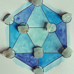 Aquamarine Crystal Grid