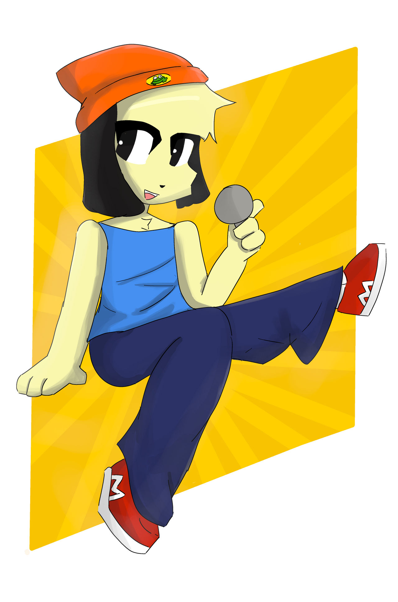PaRappa the Rapper by Akcwardlad on DeviantArt