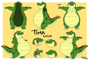 Tima the Gator reference page (by EliGecos)