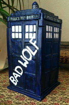ceramic TARDIS box