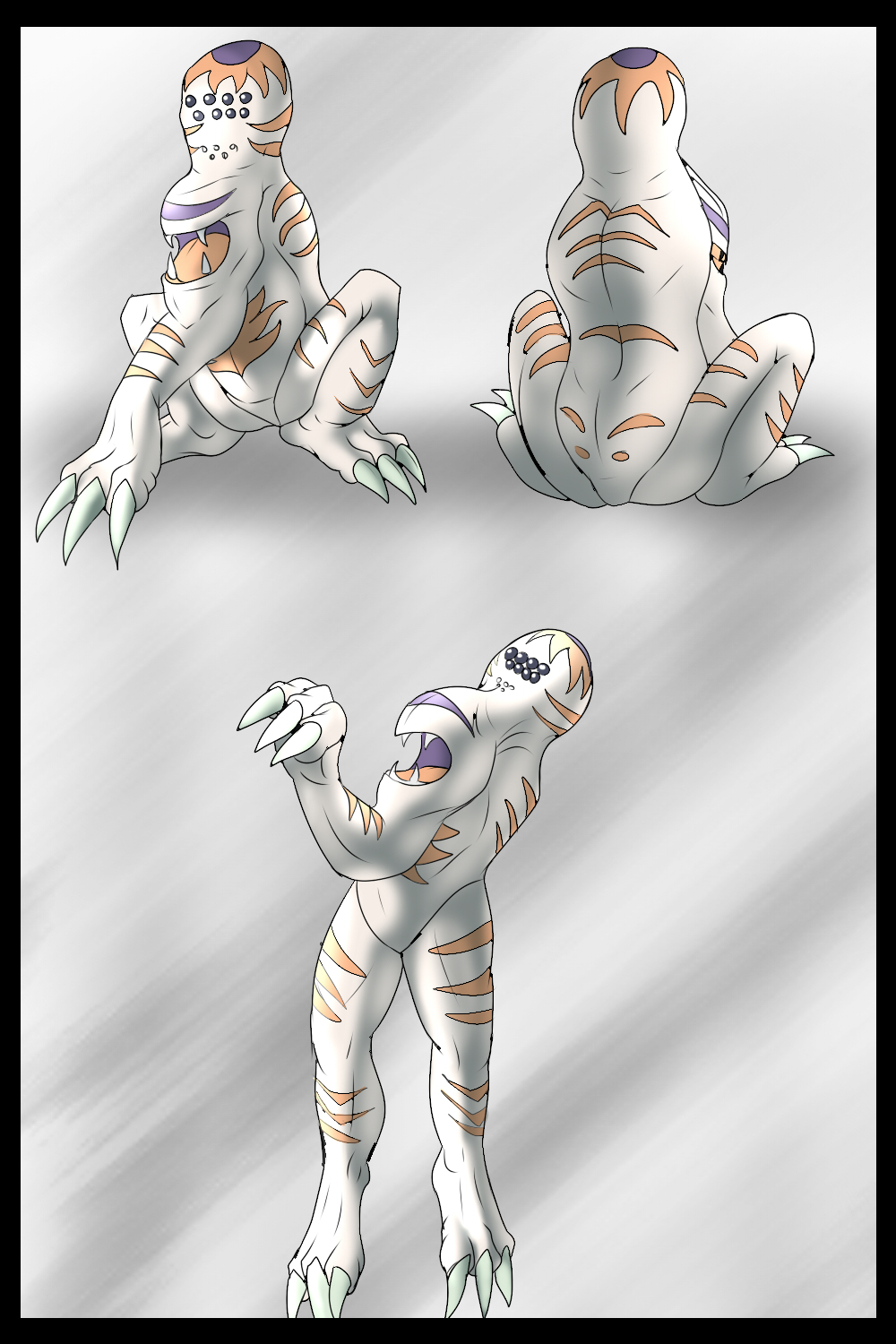 Semi-Daily Sketch: Ketsuban the Missingno Ref by MistressMissingno
