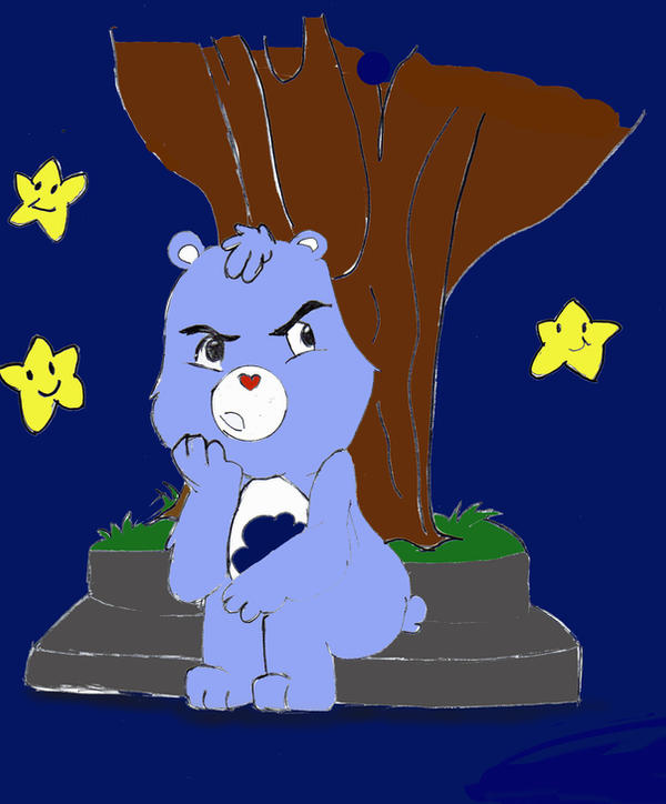 Grumpy Bear by CelestialFairy79 on DeviantArt