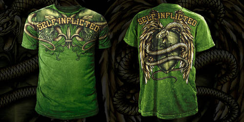 MMA T - Shirt Design : Snake