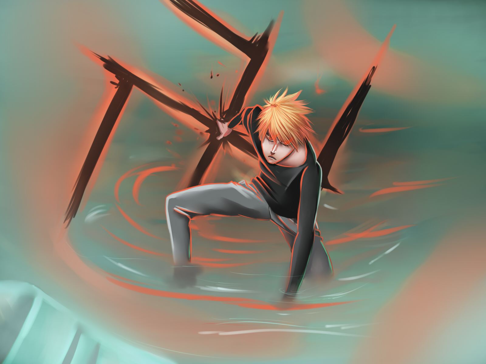 fullbring bankai ichigo by GokuLovesBurgerKing on Newgrounds