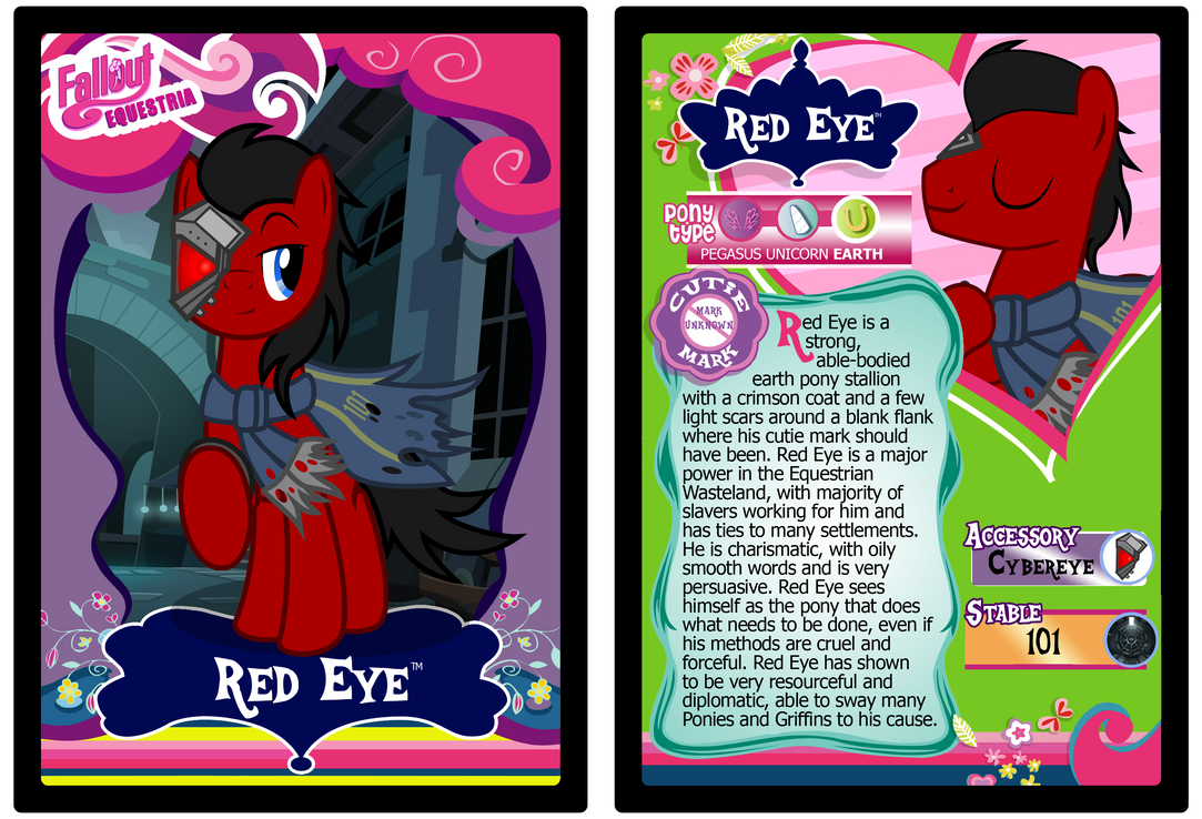 Red Eye Trading Card by RinMitzuki on DeviantArt
