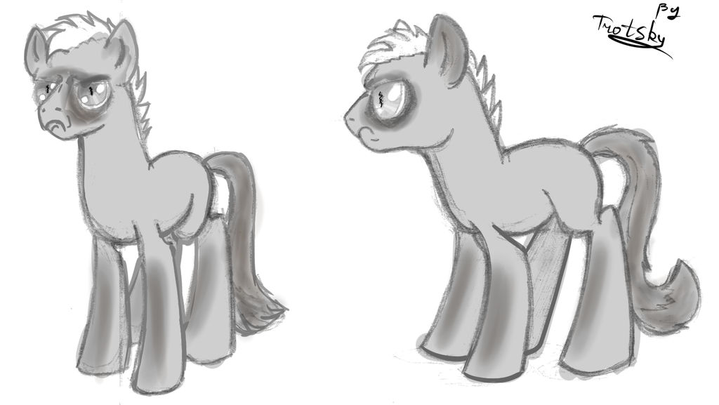 Grumpy pony by DimoVasya on DeviantArt