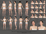 Reference sheet template (pose reference)