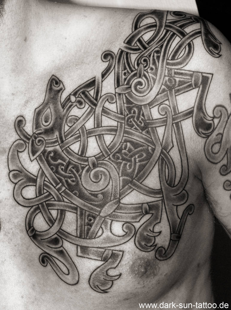 Estilo Ringerike Viking art - Ringerike style by DarkSunTattoo on DeviantArt