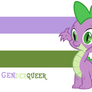 Genderqueer Pride Flag Dragon