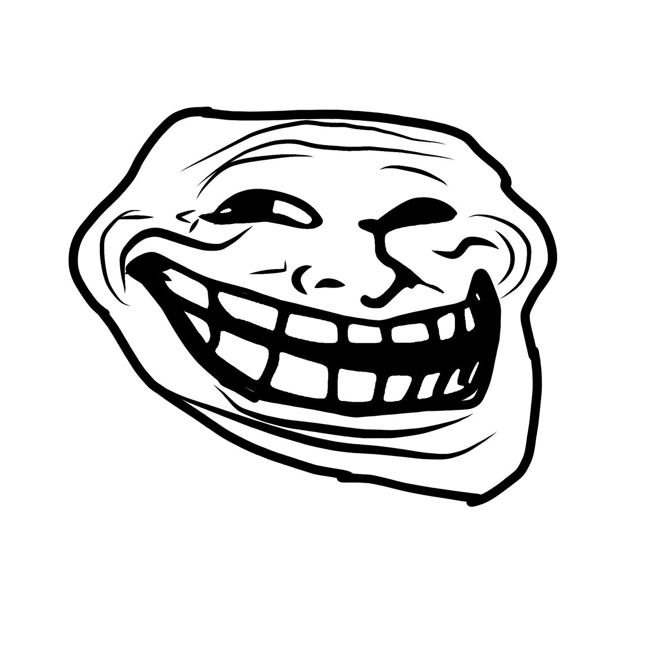 Trollface First Design Trollface by tencended on DeviantArt