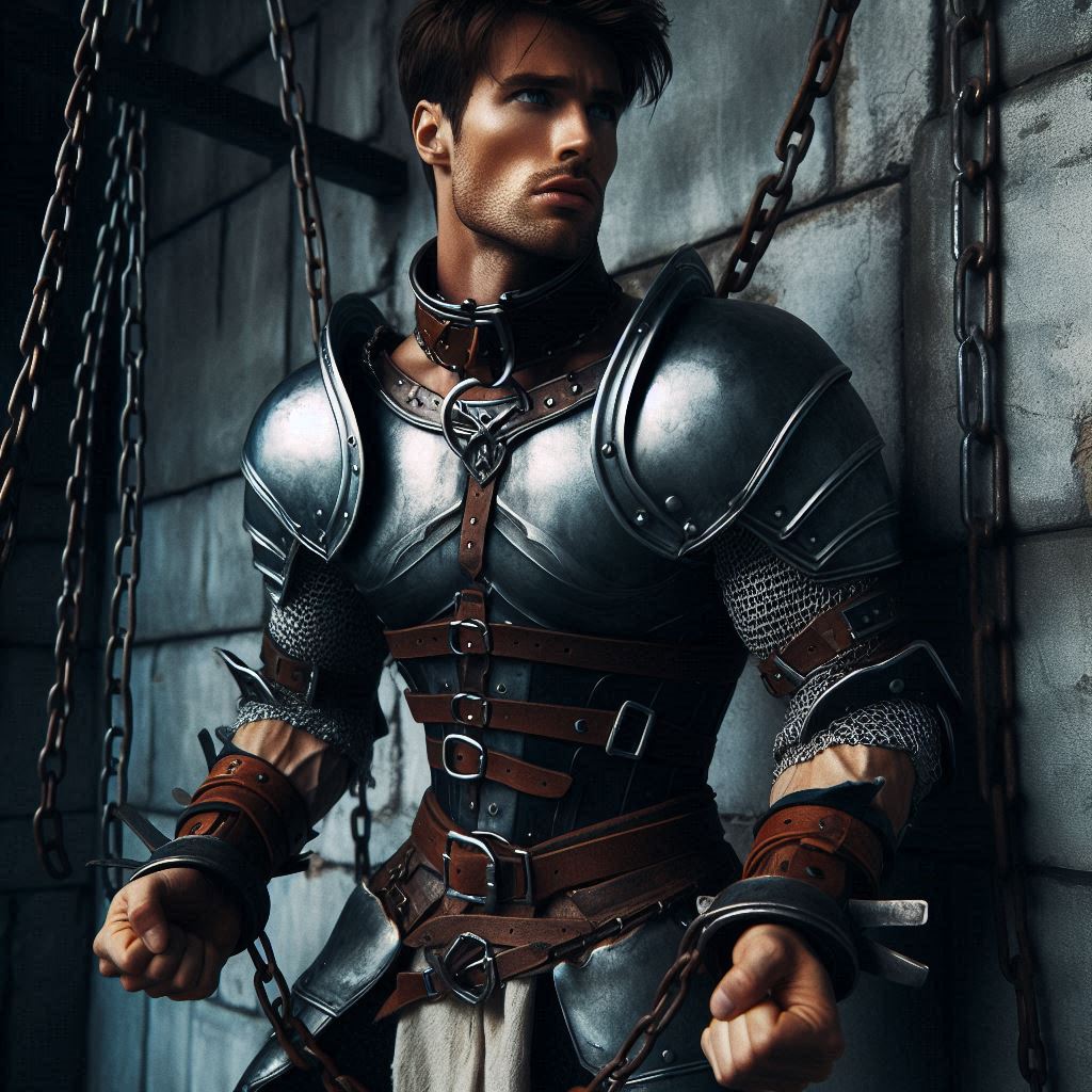 Knight in shining prisoner chained in the dungeon by Tcruise23 on ...