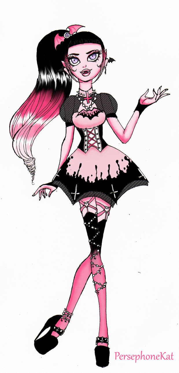 Draculaura- Pastel Goth Style by PersephoneKat on DeviantArt