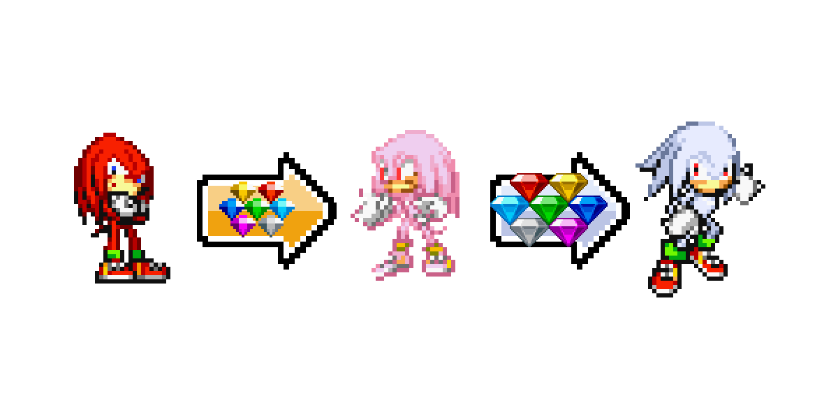 Hyper Knuckles Drawing Recolored Hyper Knuckles by Storm424 on DeviantArt