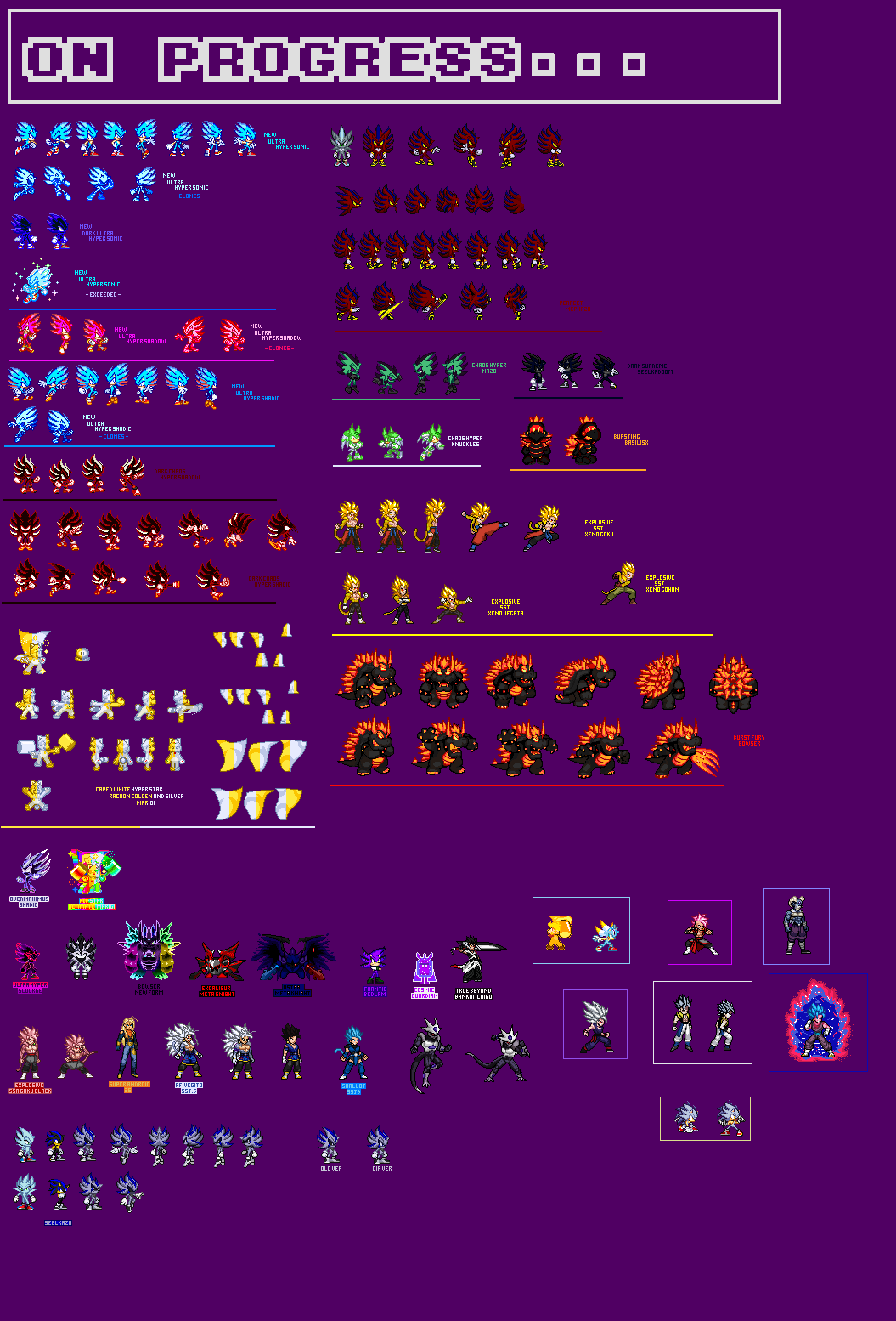 68 Sprite Sprites on progress by Storm424 on DeviantArt