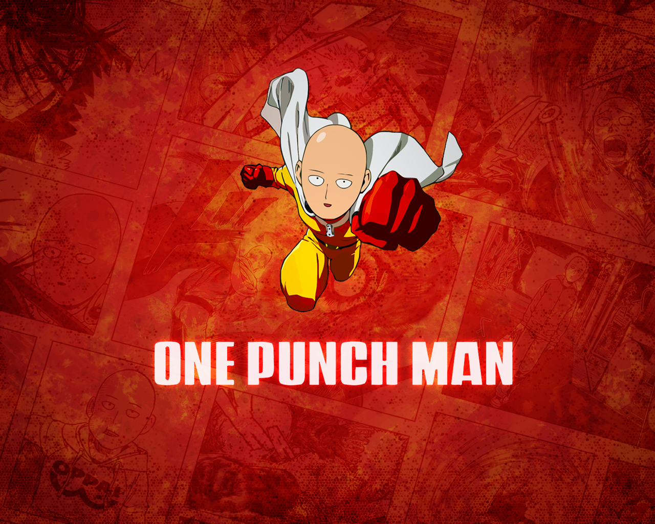 Saitama Artwork Wallpaper Download