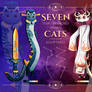 (OPEN 2/2) Adoptable Auction Duo - 7 Sword Cats