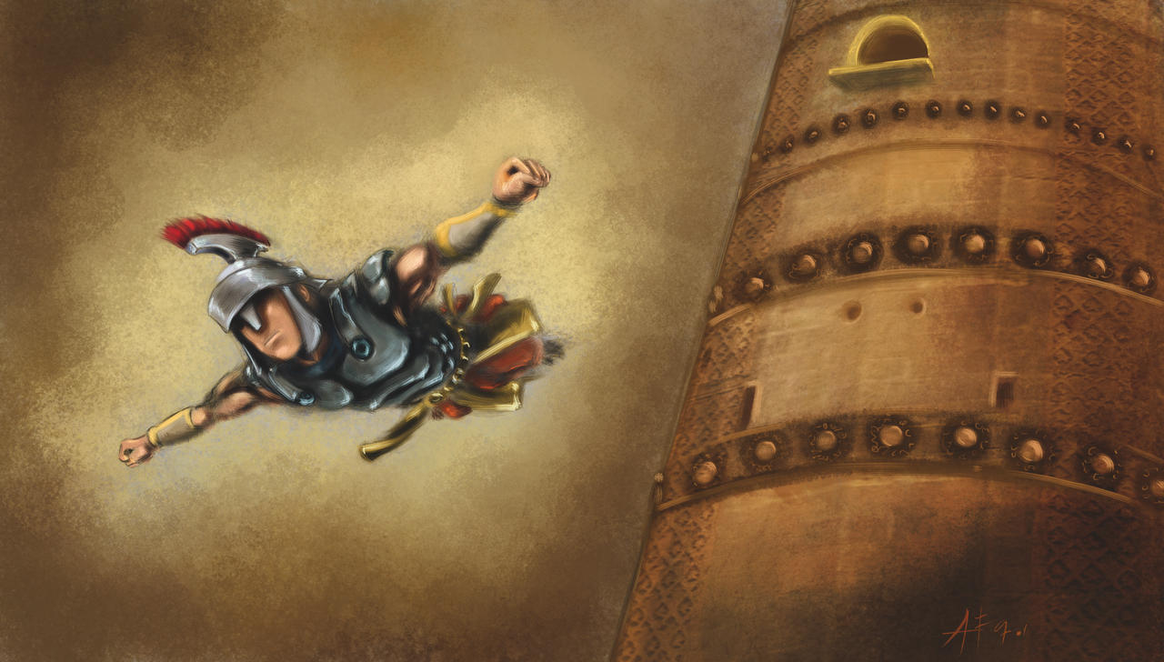 Paintint Go Rome Falling Roman Falling by dantenp on DeviantArt