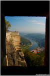 Window to Saxon Switzerland by amrodel