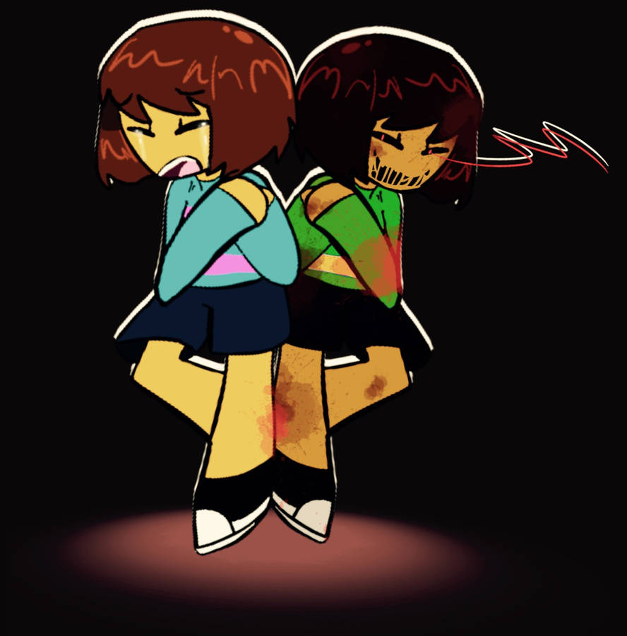 Undertale-Chara and Frisk ILoveAnnie72127 - Illustrations ART street