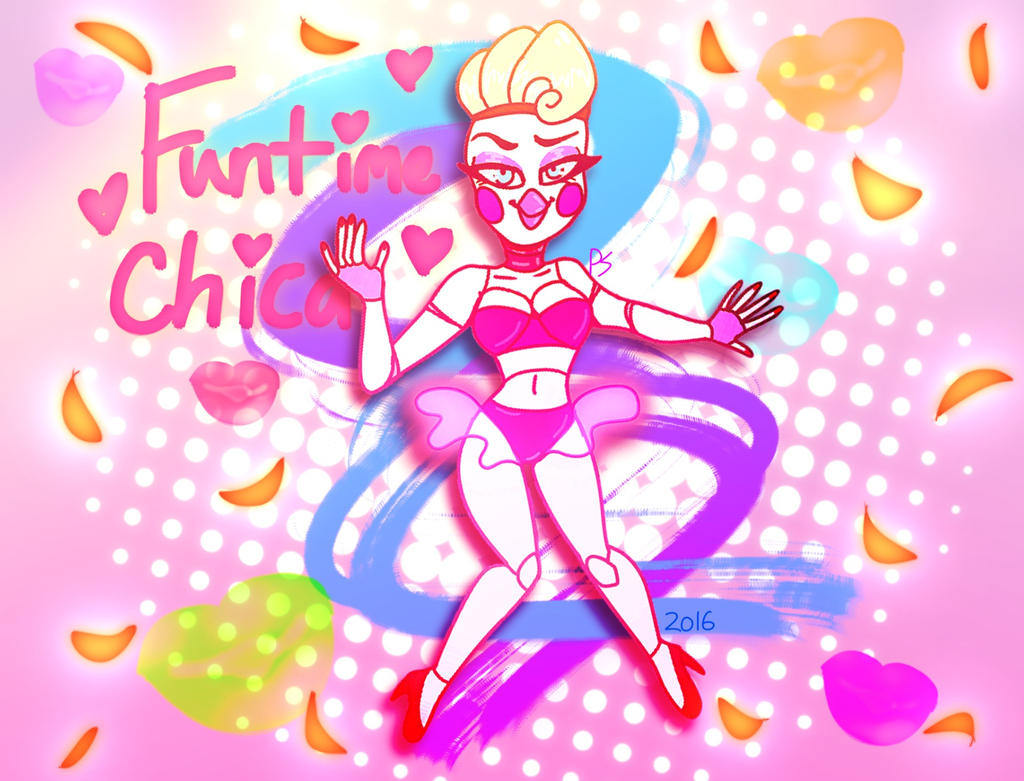 freetoedit Funtime Chica V - Fnaf Sister Location Funtime Chica