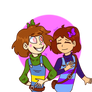 ART TRADE: FearsTale Chara and Frisk