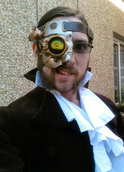 Steampunk bionic-eye