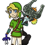 Link and Midna Chibis