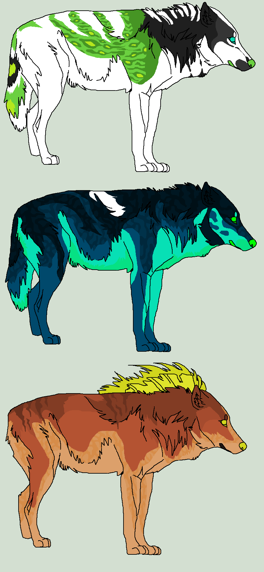 Unnatural wolf adopts