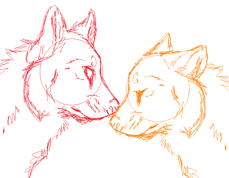 Wolves love MSPaint WIP