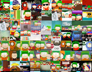 south park icon collage