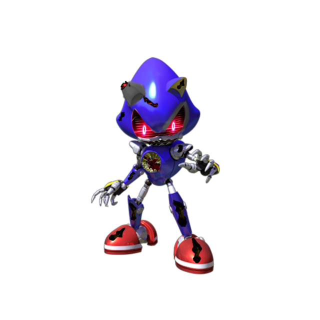 Metal Sonic.exe (final version by OfficalSpringfox on DeviantArt