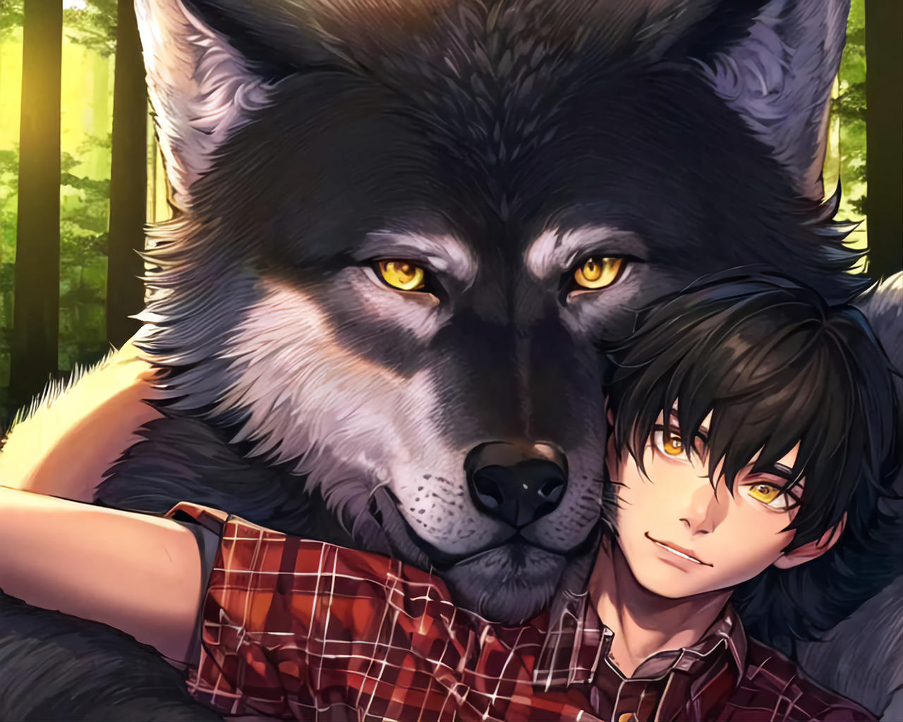 Boy Wolves Boy and Wolf 4 by ChrisD19 on DeviantArt