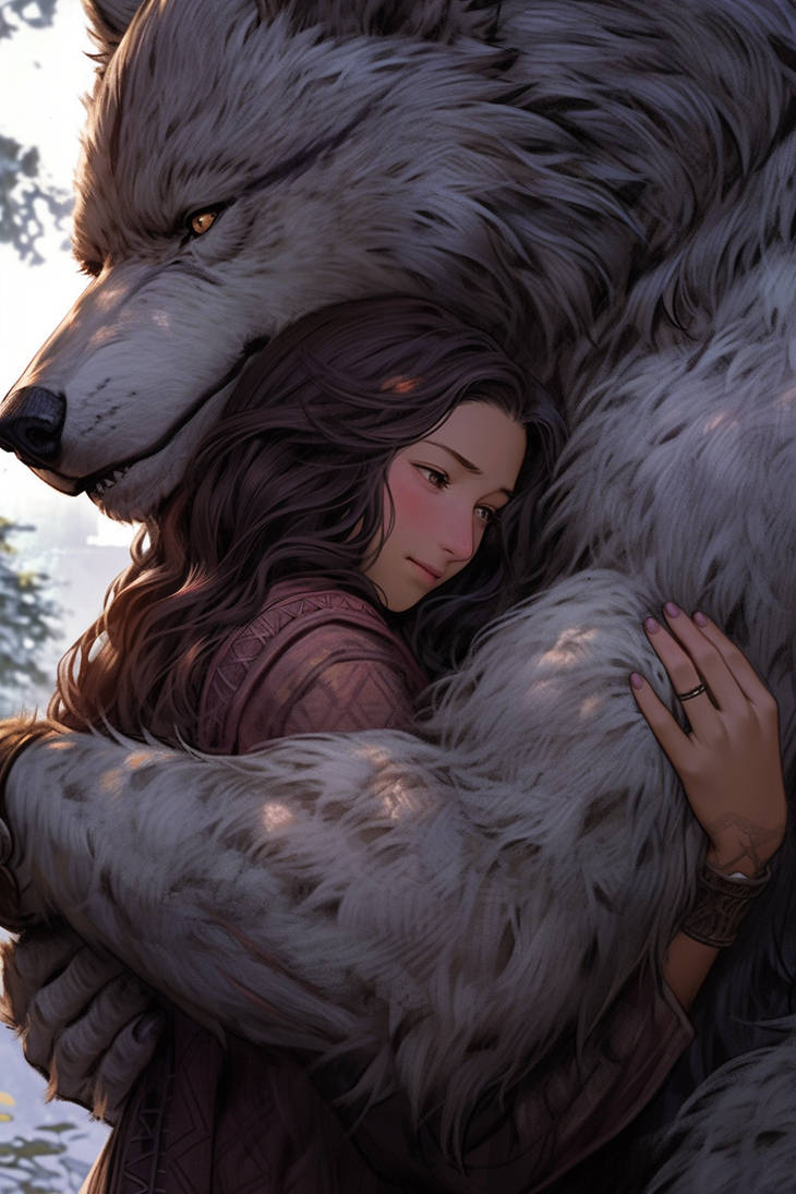 Werewolf Hugging Girlfriend 2 by ChrisD19 on DeviantArt