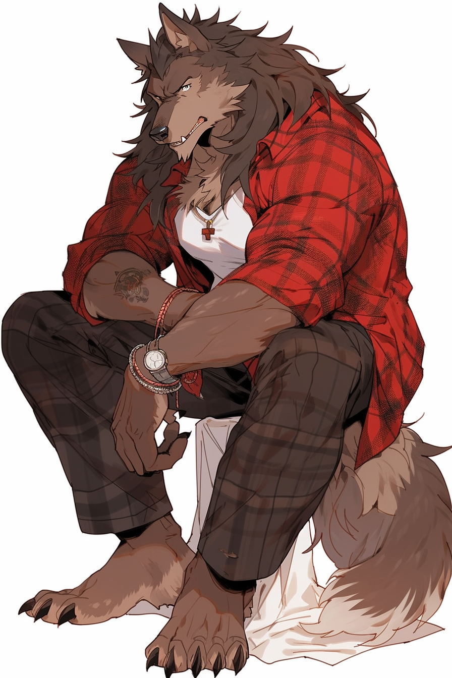 Werewolf Sitting by ChrisD19 on DeviantArt
